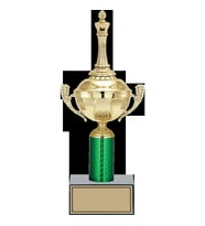 ODAK KUPA - Figürlü Kupalar - Satranç Figürlü Kupalar FG-050 C - 34 cm