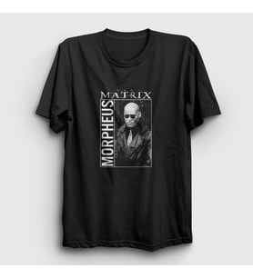 Presmono Unisex Siyah Morpheus Film The Matrix T-Shirt 368950tt