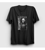 Presmono Unisex Siyah Morpheus Film The Matrix T-Shirt 368950tt