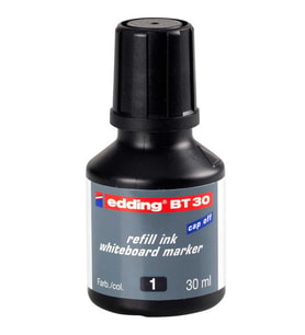 Edding BT 30 Tahta Kalemi Mürekkebi 30 ml Siyah