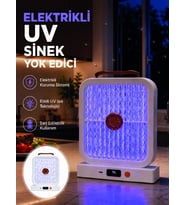 Mey İthalat® Elektrikli Sinek Öldürücü UV Işıklı Masaüstü Cihaz Beyaz Renk