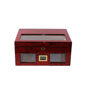 PremiumQuality Lince Kırmızı Sedir Humidor Puro Kutusu (Karışık)