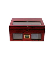 PremiumQuality Lince Kırmızı Sedir Humidor Puro Kutusu (Karışık)