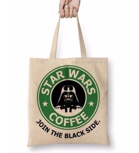 Star Wars Coffee Bez Çanta Uzun Saplı
