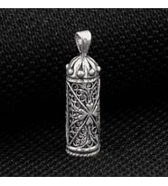 Tasarım Cevşen Dualı 925 Ayar Gümüş Erkek Kolye Ucu