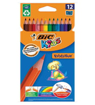 Bic Kids Evolution Kuru Boya Kalemi 12li