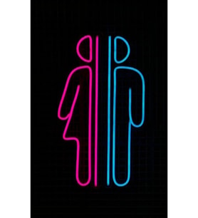 Neon LED Işık, WC İçin Şık ve Modern Aydınlatma Çözümü (Krem)
