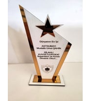 RESMİ KURUM HEDİYELİK PLAKET(Kişiye özel İsim yazılı)
