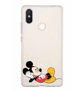 Xiaomi Mi 8 Se Uyumlu Kapak Mickey Mouse Tasarımlı Şeffaf Silikon Kılıf