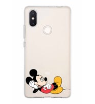 Xiaomi Mi 8 Se Uyumlu Kapak Mickey Mouse Tasarımlı Şeffaf Silikon Kılıf