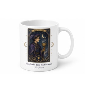 Tarot Kartları Kupa Kızı Gelecek Okuyucu Mistik Kupa Bardak Hediye