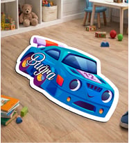 eJOYA Kişiye Özel Araba Tasarımlı Puzzle Keçe Halı 116288