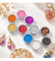 Reçine Sim & Glitter Seti, Mum Simi, Beton Hobi Kendin Yap (9LU SET)