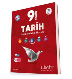 Limit Yayınları Limit 2025 9. Sınıf Tarih Konu Anlatım Föyleri Güncel Müfredat (Çok Renkli)