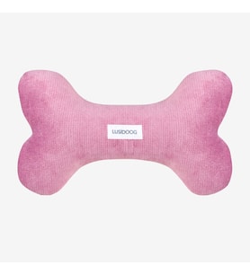 Lusi Doog Peluş Köpek Oyuncağı Kemik (%100 Organik Elyaf) Pembe