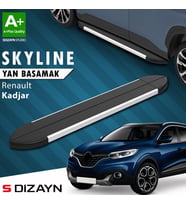 S-Dizayn Renault Kadjar Skyline Aluminyum Yan Basamak 173 Cm 2015-2022 A+ Kalite