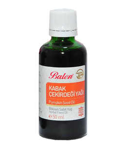 Kabak Çekirdeği Yağı Soğuk Pres 50 Ml Cam Şişe