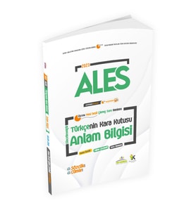 ALES Türkçenin Kara Kutusu ANLAM BİLGİSİ(Sözcük-Cümle)Dijital Çözümlü Konu Özetl