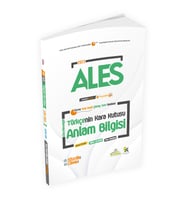 ALES Türkçenin Kara Kutusu ANLAM BİLGİSİ(Sözcük-Cümle)Dijital Çözümlü Konu Özetl