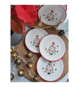 Yeniyıl 2025 Çam Ağacı 6lı Mini Set- 15 cm.