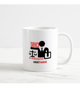 Savcı Kupa Bardak (2. Tasarım) (Beyaz)