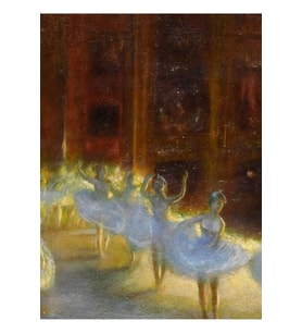 Gaston La Touche Tarafından Le Bale Tablo Ahşap Poster Dekoratif