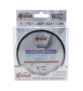 CASPER NANO %100 FLUOROCARBON 100 MT 0,40 MM