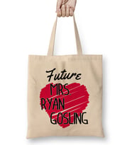Future Mrs Ryan Gosling Love Heart Bez Çanta Uzun Saplı