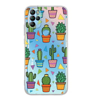 PrintiFy Omix X500 ile Uyumlu 1mm Slim Fit Water Color 4 Baskılı Şeffaf  Kılıf