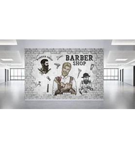 Kuaför Berber Salonu Duvar Kağıdı