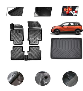 Opel Crossland Üst 2018 Model 4D Bagaj Paspas Set