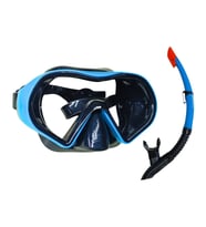 Star Diving Dalış Maskesi ve Snorkel Yetişkin - 51712-MAVİ (Lisinya)