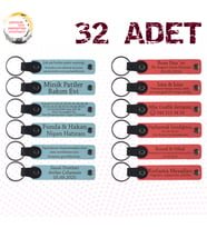 Gök Mavi & Nar Çiçeği, 32’li Set, İsim Ve Tarihli Hediyelik, Yaratıcı Yazarlık Kursu Mezunlarına