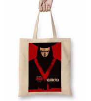 V For Vendetta Bez Çanta Uzun Saplı