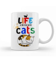 Funny Cat Lover Gifts For   Men Kids Kupa Bardak Porselen