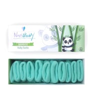 Novibaby 5'li Bambu Yenidoğan Bebek Çorap I Sea Green I 0-6 ay (Mint Yeşili)