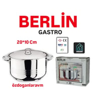 Berlin  Gastro  Çelik Tencere 20*10