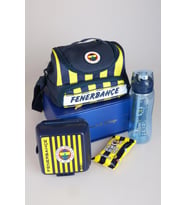 YENİ SEZON LİSANSLI FENERBAHÇE ÇUBUKLU 3 BÖLMELİ BESLENME ÇANTASI,700 ML TRITAN MATARA ,2 KATLI BESLENME KABI/LUNCH BOX