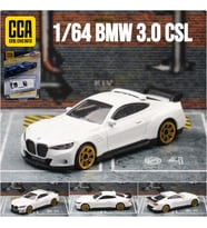 CCA Premium Series BMW 3.0 CSL Beyaz 1/64 Model Araba