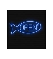 OPEN Yazılı ve Şekilli Neon Tabela