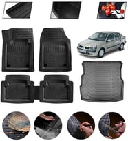 Renault Symbol 1999-2008 Uyumlu Paspas Araca Özel Bagaj Havuzu MBS Siyah