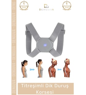 #MedikalKorse Akıllı Sensörlü Ayarlanabilir Şarjlı Destek Kambur Önleyici Titreşimli Dik Duruş Korse
