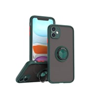 İphone 11 Kılıf Montreal Yüzüklü Kapak - Yeşil