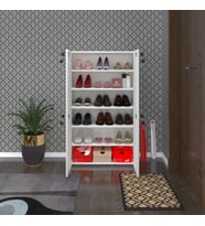 Kenzlife ayakkabılık ayakkabı dolabı kilitli be real byz 120*70*32 kapaklı arkalıklı ofis dolabı iki bölme (Karışık)
