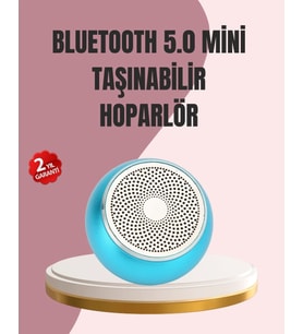 Mini Bluetooth Speaker  Uzun Pil Ömrü, Şık Ve Hafif Tasarım