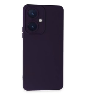 Newface Vivo Y27 Kılıf Nano içi Kadife Silikon - Mor