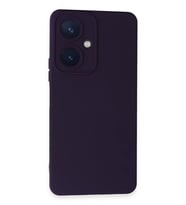 Newface Vivo Y27 Kılıf Nano içi Kadife Silikon - Mor