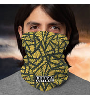 İsme Özel Sarı Zebra Tasarım Boyunluk Bandana