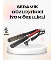 Profesyonel Titanyum Saç Düzleştirici – Ayarlanabilir Isı ve Hızlı Isınma Özellikli