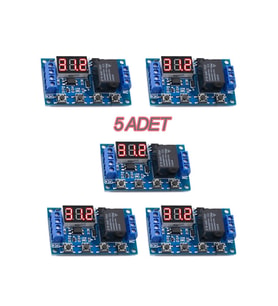 5 Adet Zaman Ayarlı Dijital Zamanlayıcı Modül Röle